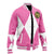 Pink Rangers Varsity Baseball Jacket