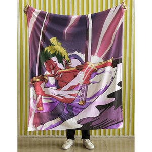 Pirate Hunter One Piece Zoro Throw Blanket