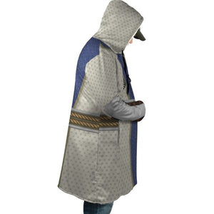 Mortal Kombat Raiden Hooded Cloak Coat