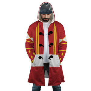 Red Ranger Ninjetti Mighty Morphin Hooded Cloak Coat