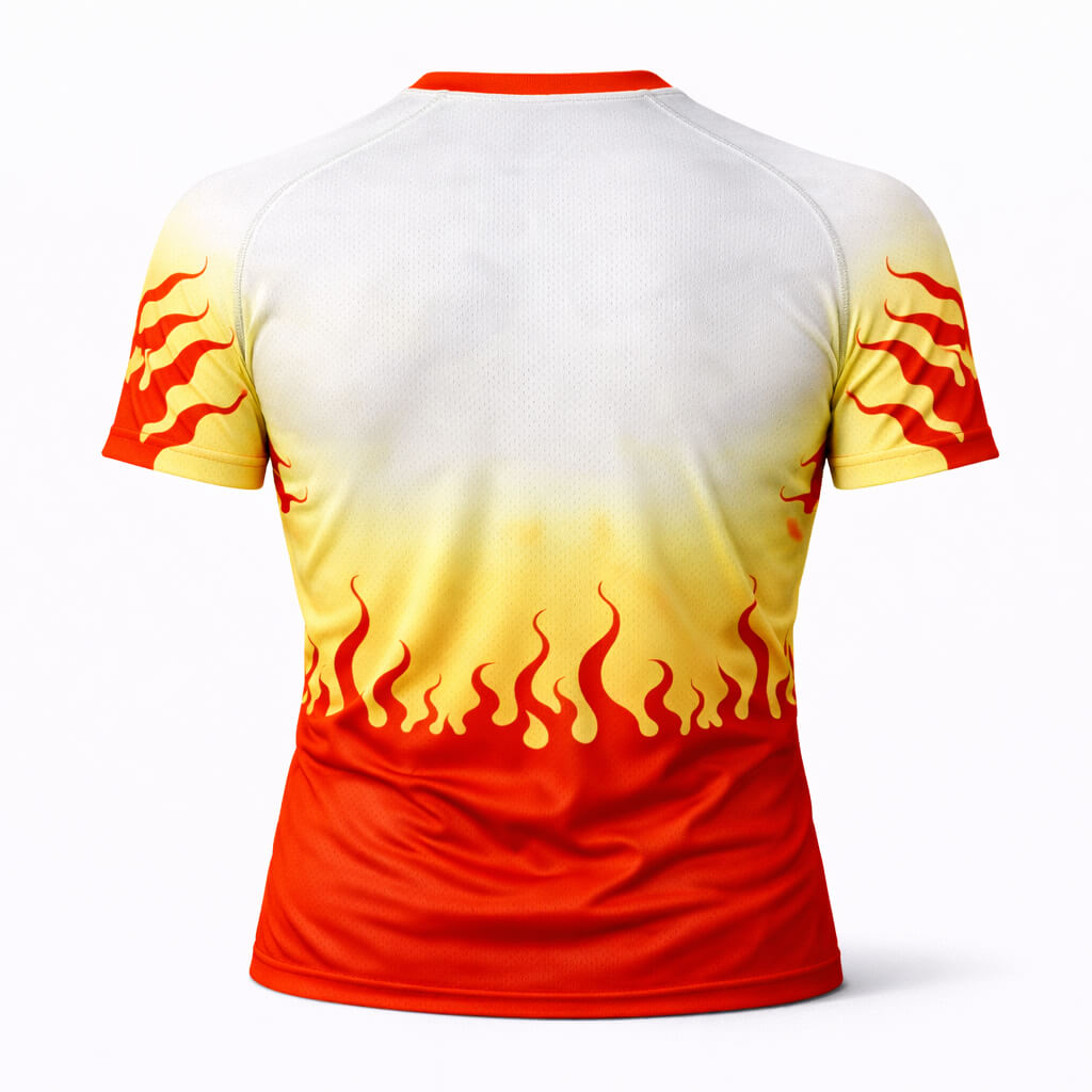 Rengoku Demon Slayer Rash Guard Shirt