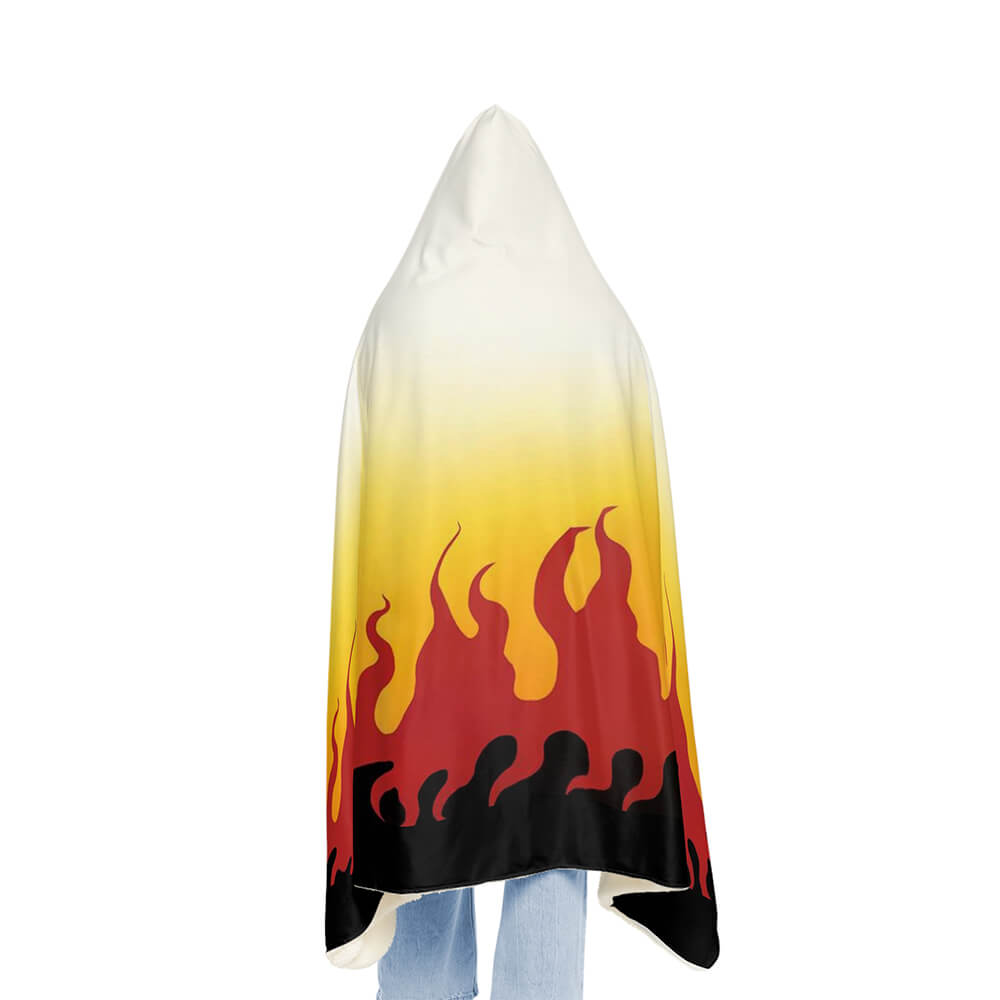 Dämon Klassische Flammen-Säule Kuscheldecke