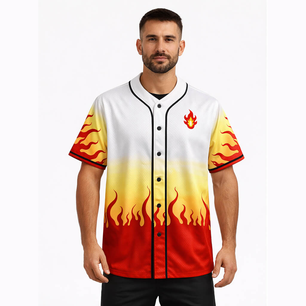 Demon Slayer Rengoku Baseball Trikot