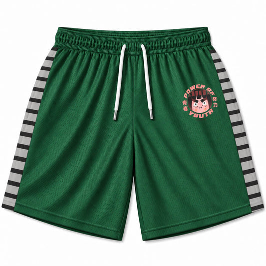 Rock Lee Naruto Mesh Shorts