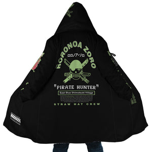 Roronoa Zoro One Piece Hooded Cloak Coat