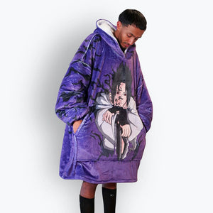 Curse Mark Pattern Blanket Hoodie