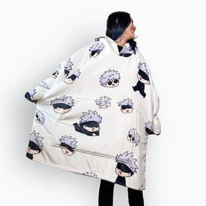 Gojo Oversized Blanket Hoodie