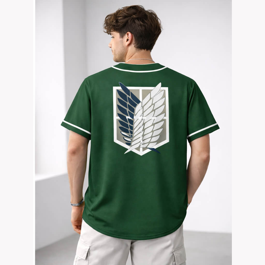 Attack on Titan Scouting Legion Baseball Jersey
