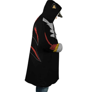 Shadow Sonic The Hedgehog Hooded Cloak Coat