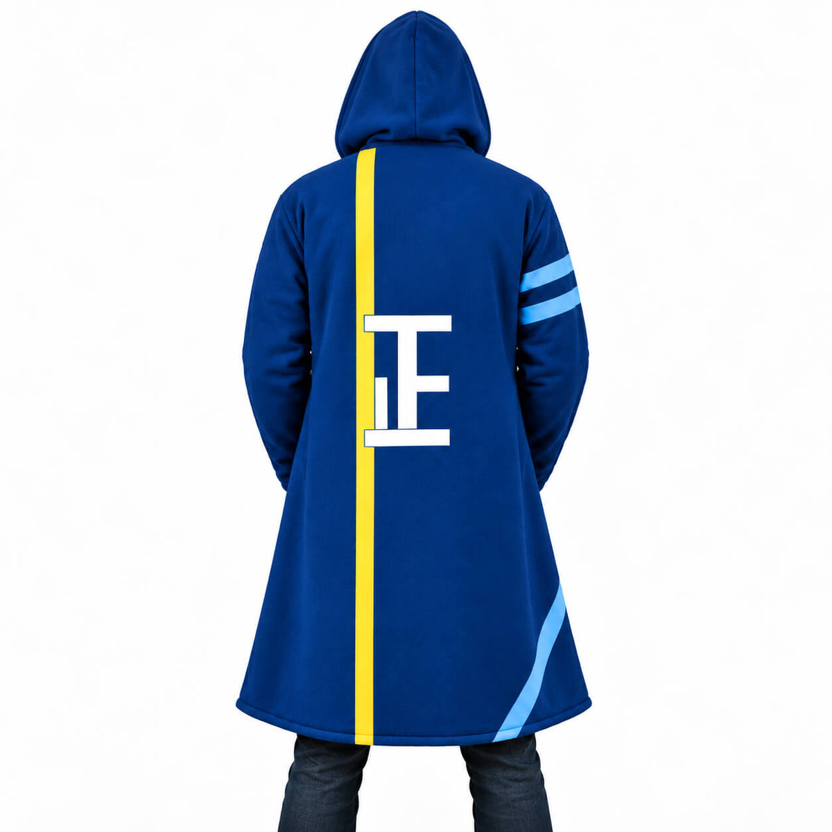 Shaka Vegapunk 01 cloak coat full back with white graphic