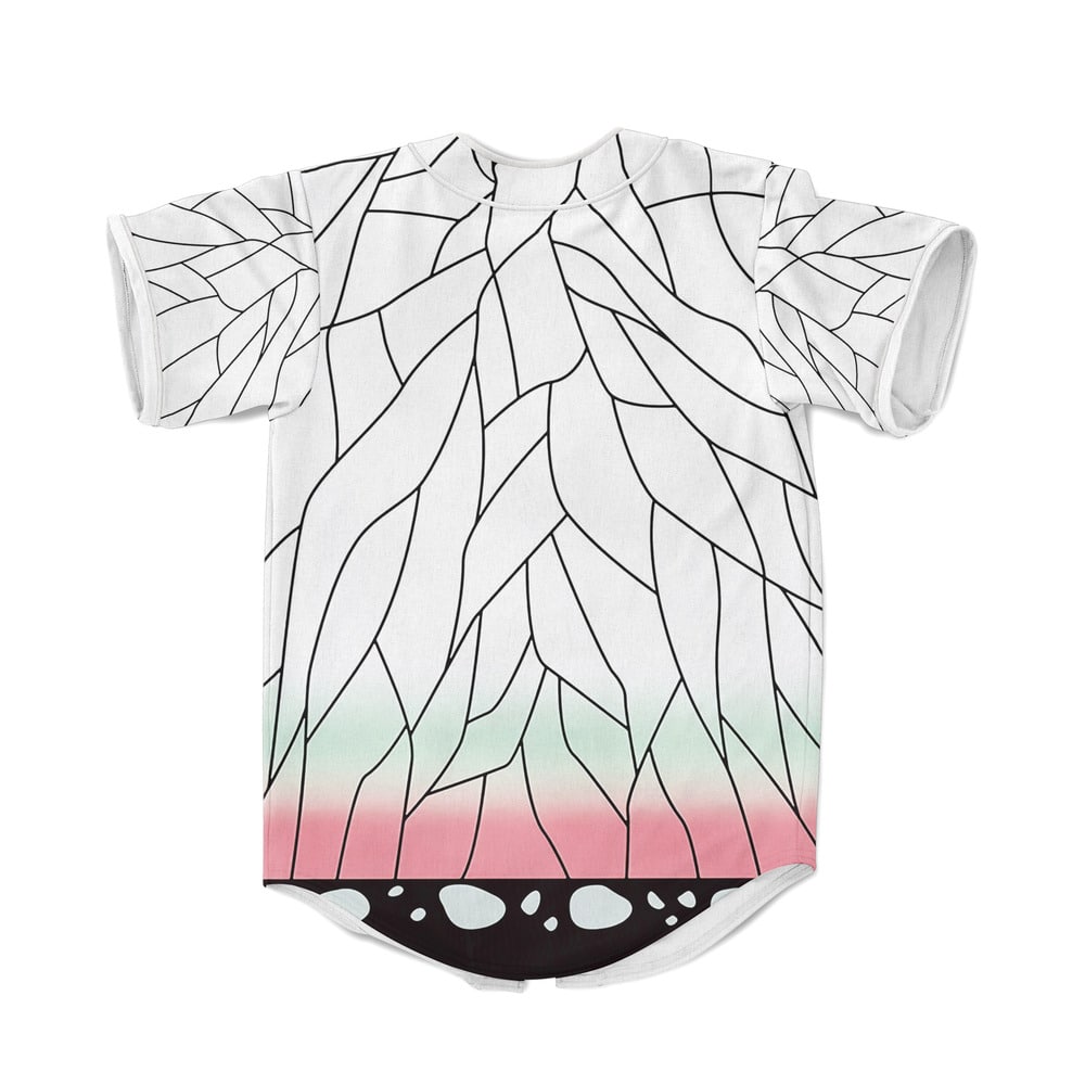 Insect Pillar Pattern Baseball Jersey