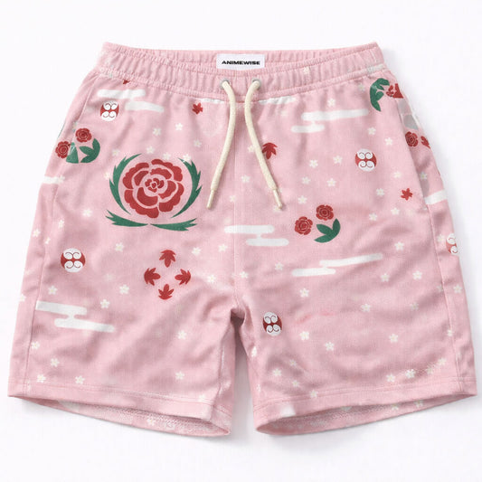 Shunsui Kyōraku Bleach Mesh Shorts