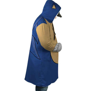 Shadow Sonic The Hedgehog Blue Hooded Cloak Coat