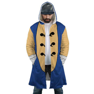 Shadow Sonic The Hedgehog Blue Hooded Cloak Coat