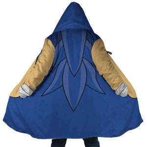 Shadow Sonic The Hedgehog Blue Hooded Cloak Coat