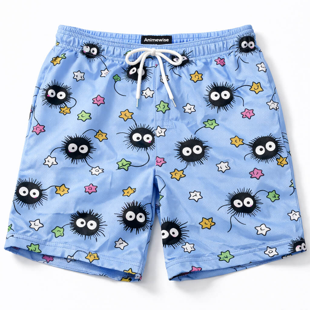 Chihiros Reise ins Zauberland Rußmännchen Spinnen Mesh-Shorts