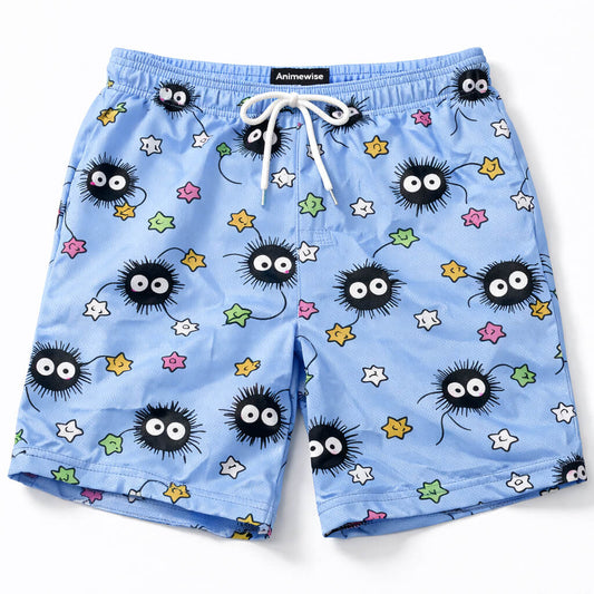 Chihiros Reise ins Zauberland Rußmännchen Spinnen Mesh-Shorts