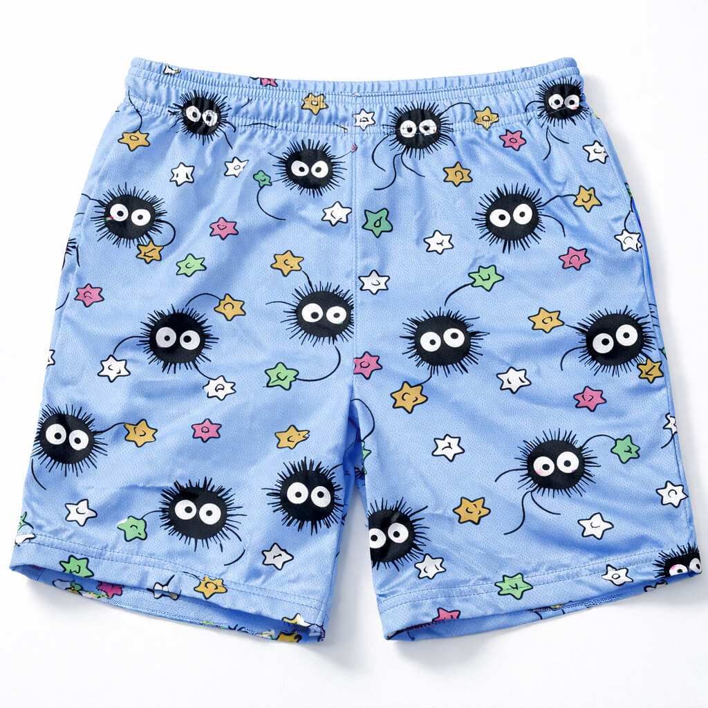 Chihiros Reise ins Zauberland Rußmännchen Spinnen Mesh-Shorts