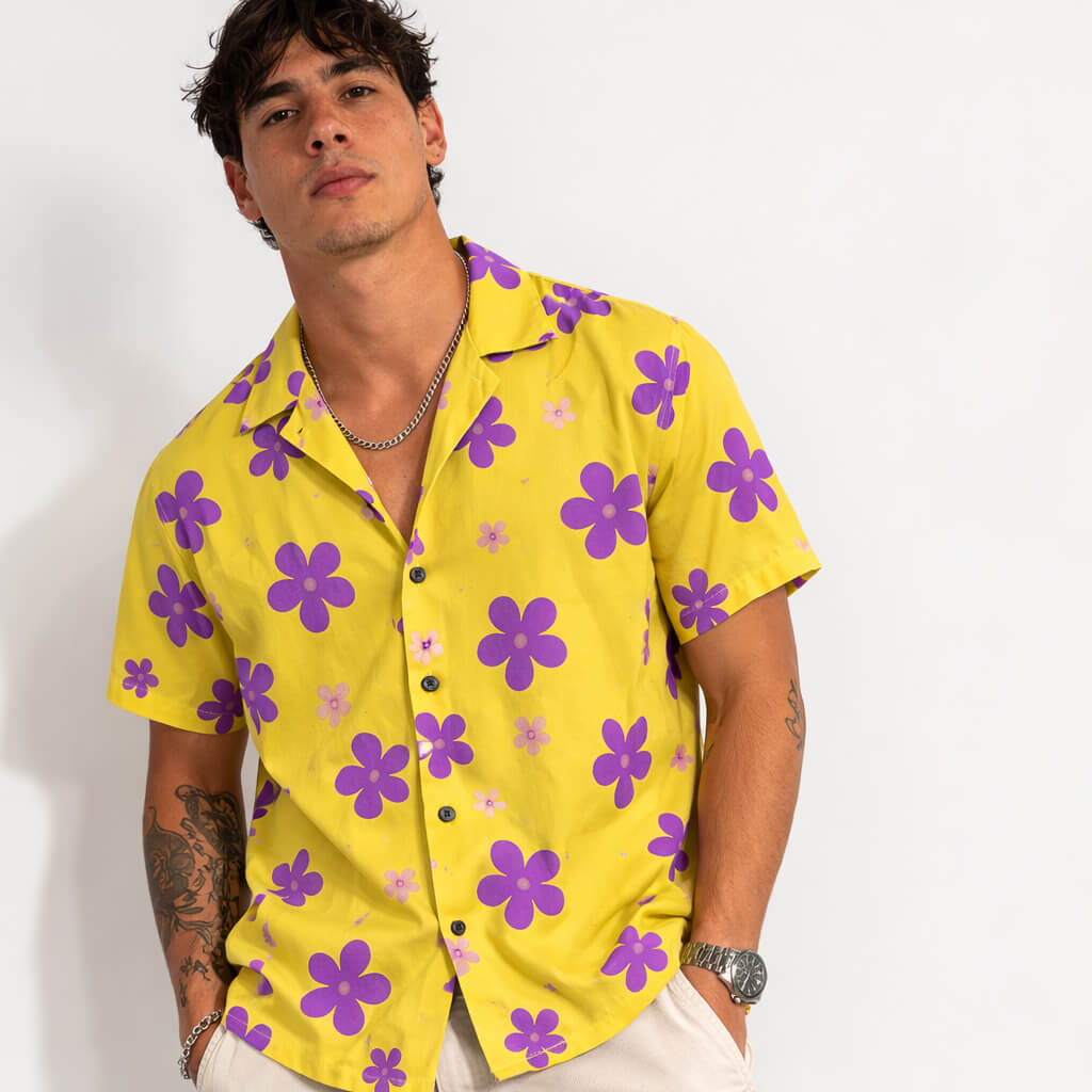 SpongBob Patrick Star Button Up Shirt