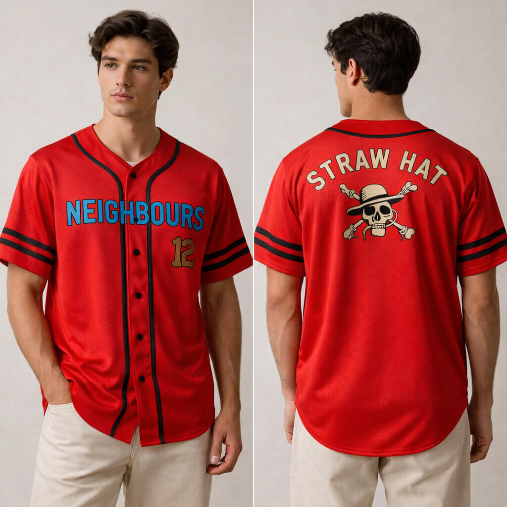 Luffy One Piece Baseball-Trikot