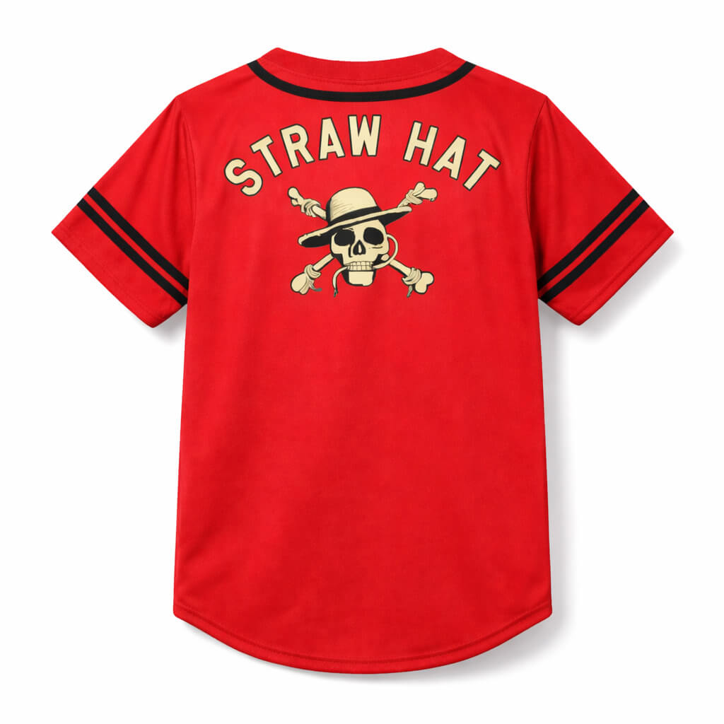 Luffy One Piece Baseball-Trikot