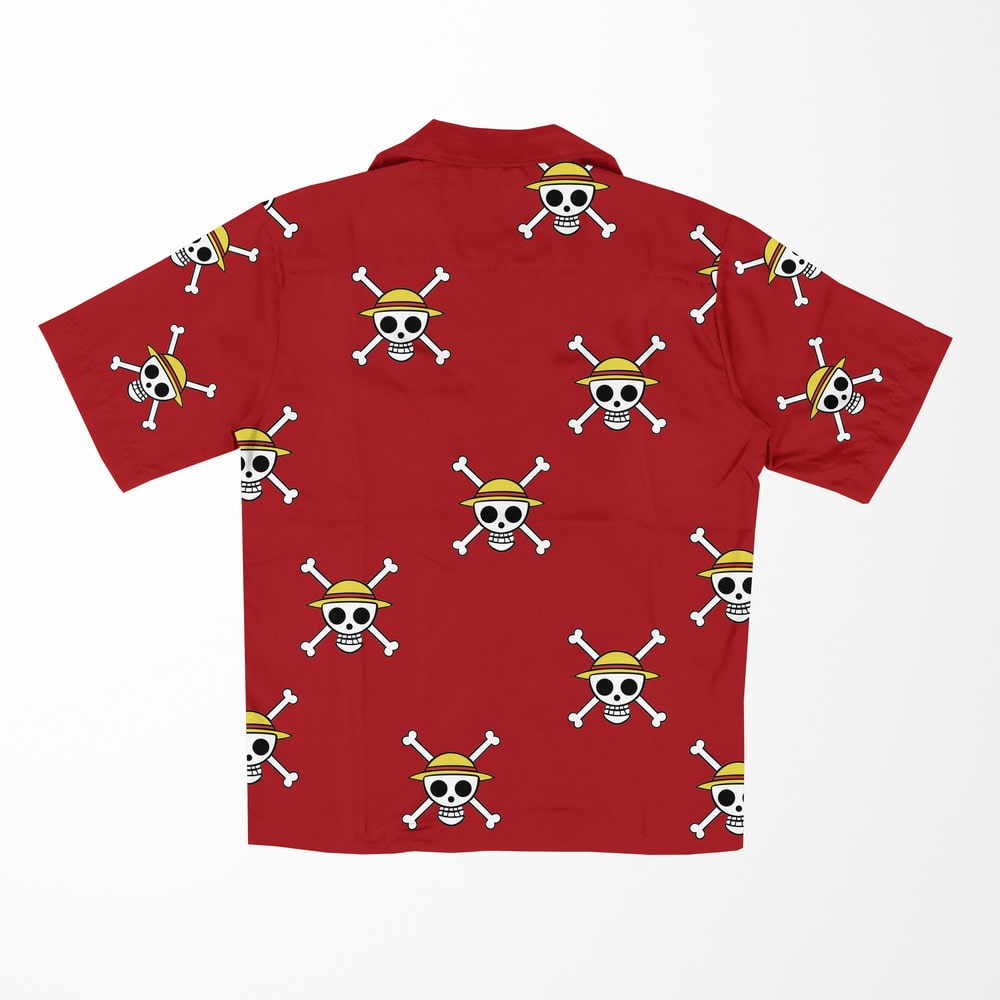 Monkey D Luffy Straw Hat Pirates Jolly Roger Hawaiian Shirt