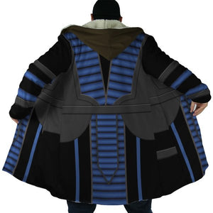 Sub-Zero Mortal Kombat Hooded Cloak Coat