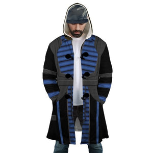 Sub-Zero Mortal Kombat Hooded Cloak Coat