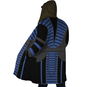 Sub-Zero Mortal Kombat Hooded Cloak Coat