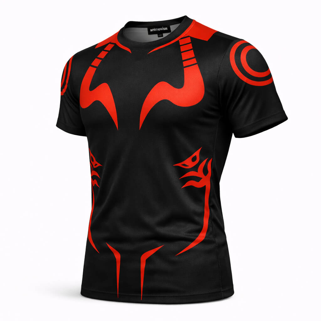 Sukuna ujutsu Kaisen Rash Guard Shirt
