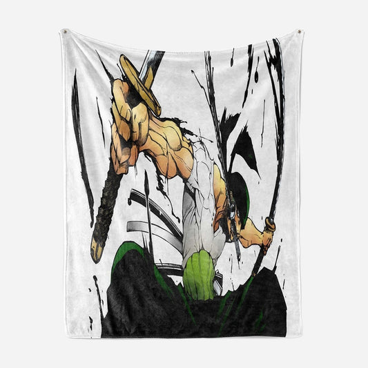 Swordsman Zoro One Piece Throw Blanket