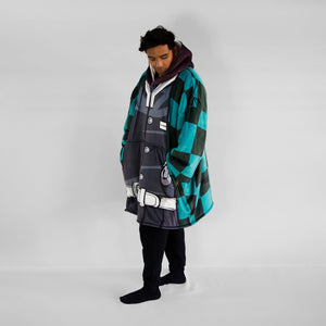 Tanjiro Kamado Demon Slayer Blanket Hoodie