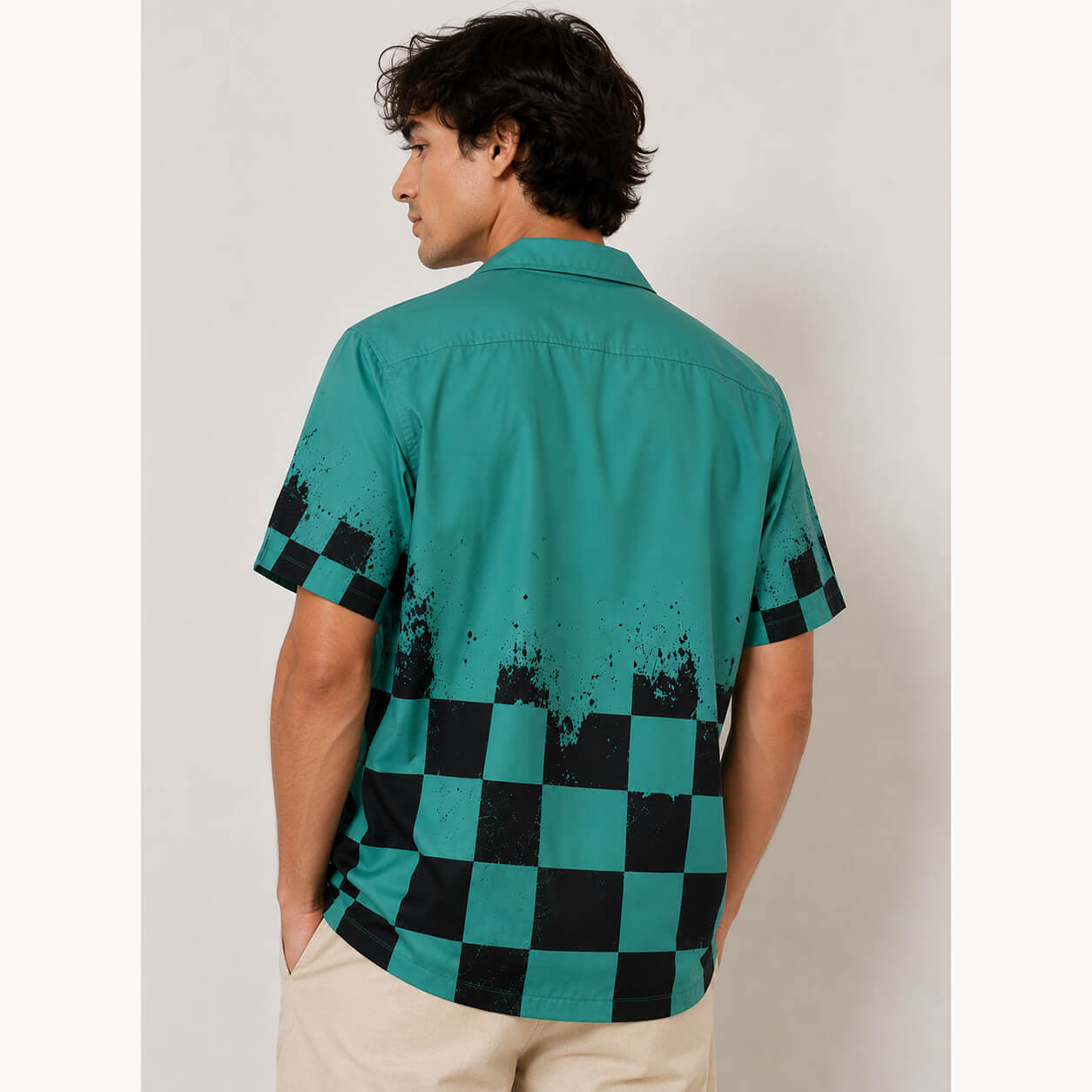 Tanjiro Kamado Demon Slayer Button Up Shirt