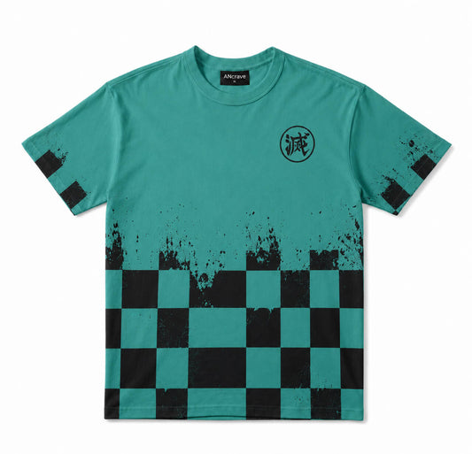 Tanjiro Kamado Faded Demon Slayer Comfort T-Shirt