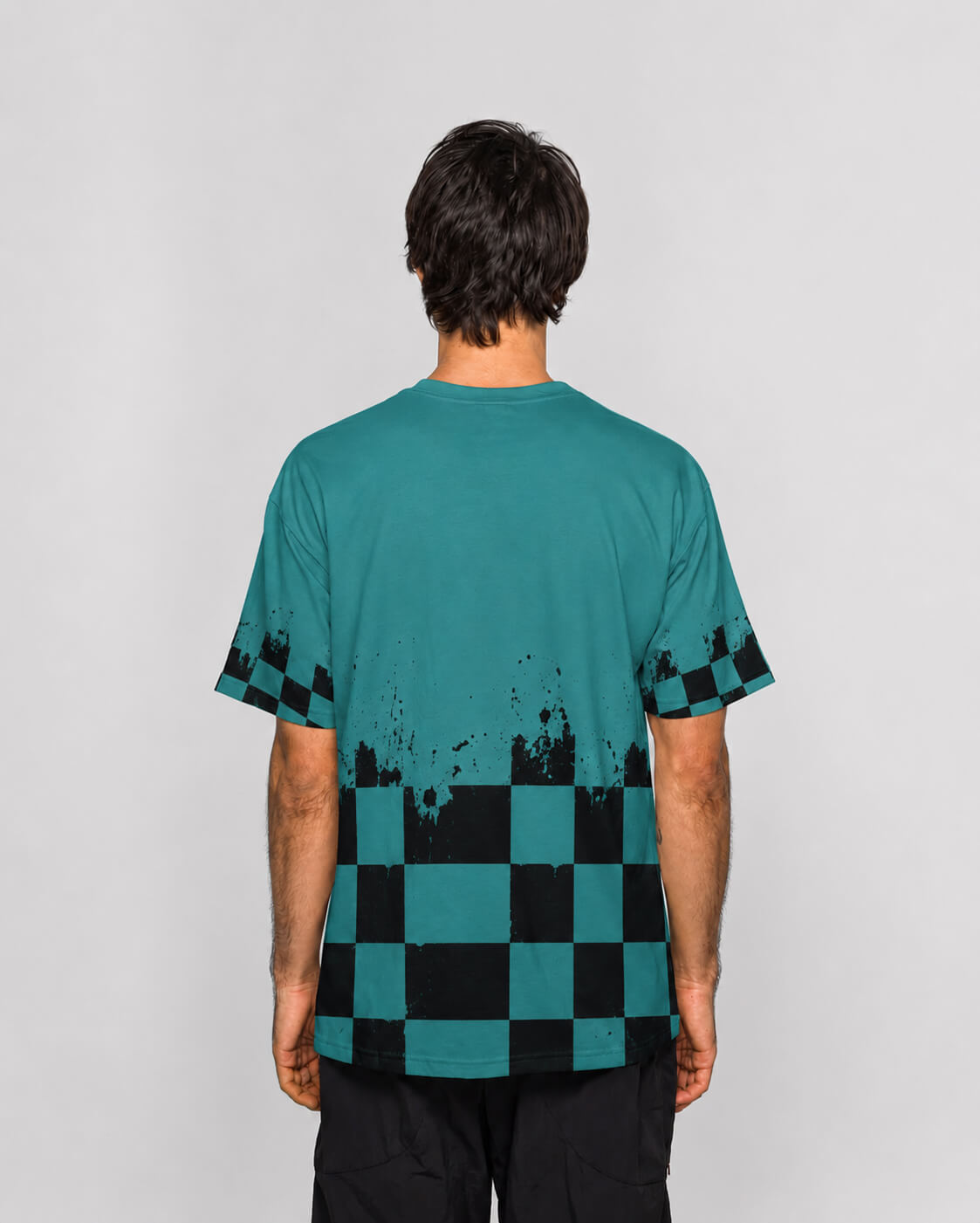 Kaufen Sie das Tanjiro Kamado Karomuster Demon Slayer T-Shirt
