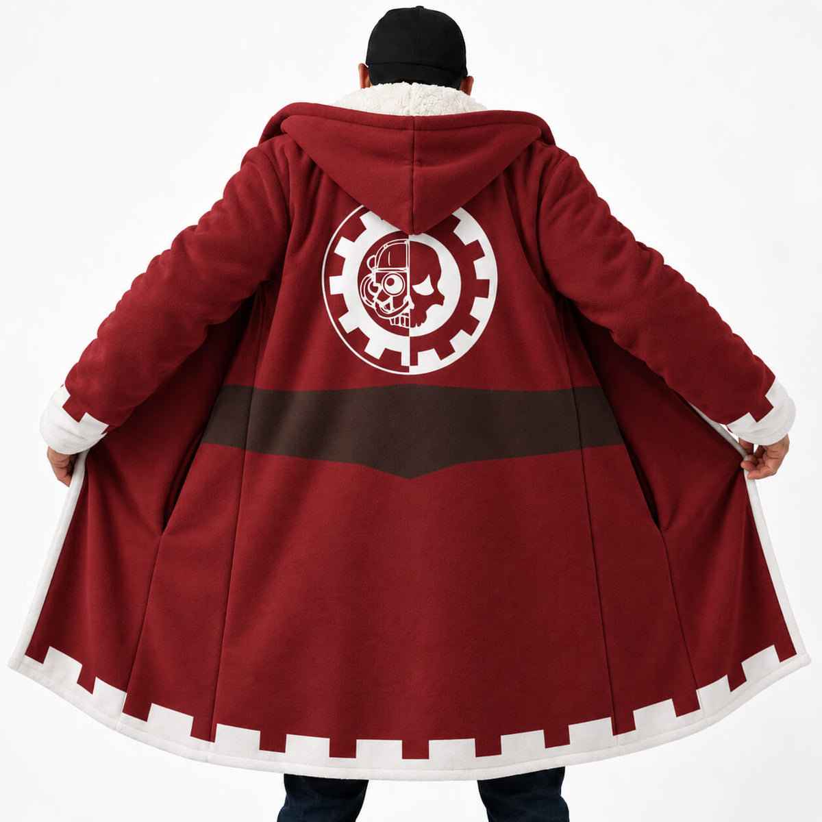 Warhammer Tech Priest Hooded Hooded Cloak Coat