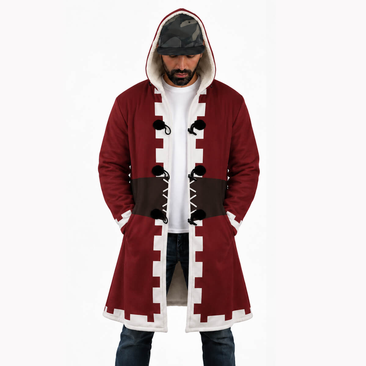 Warhammer Tech Priest Hooded Hooded Cloak Coat