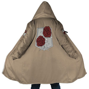 Attack on Titan The Garrison Attack Hooded Cloak Coat