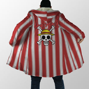 Monkey D Luffy The World's Greatest Hunter Cidre Hooded Cloak Coat