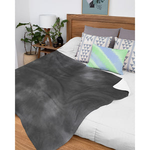 Tie-Dye Dark Universe Blend Minimalist Design Plush Fleece Blanket