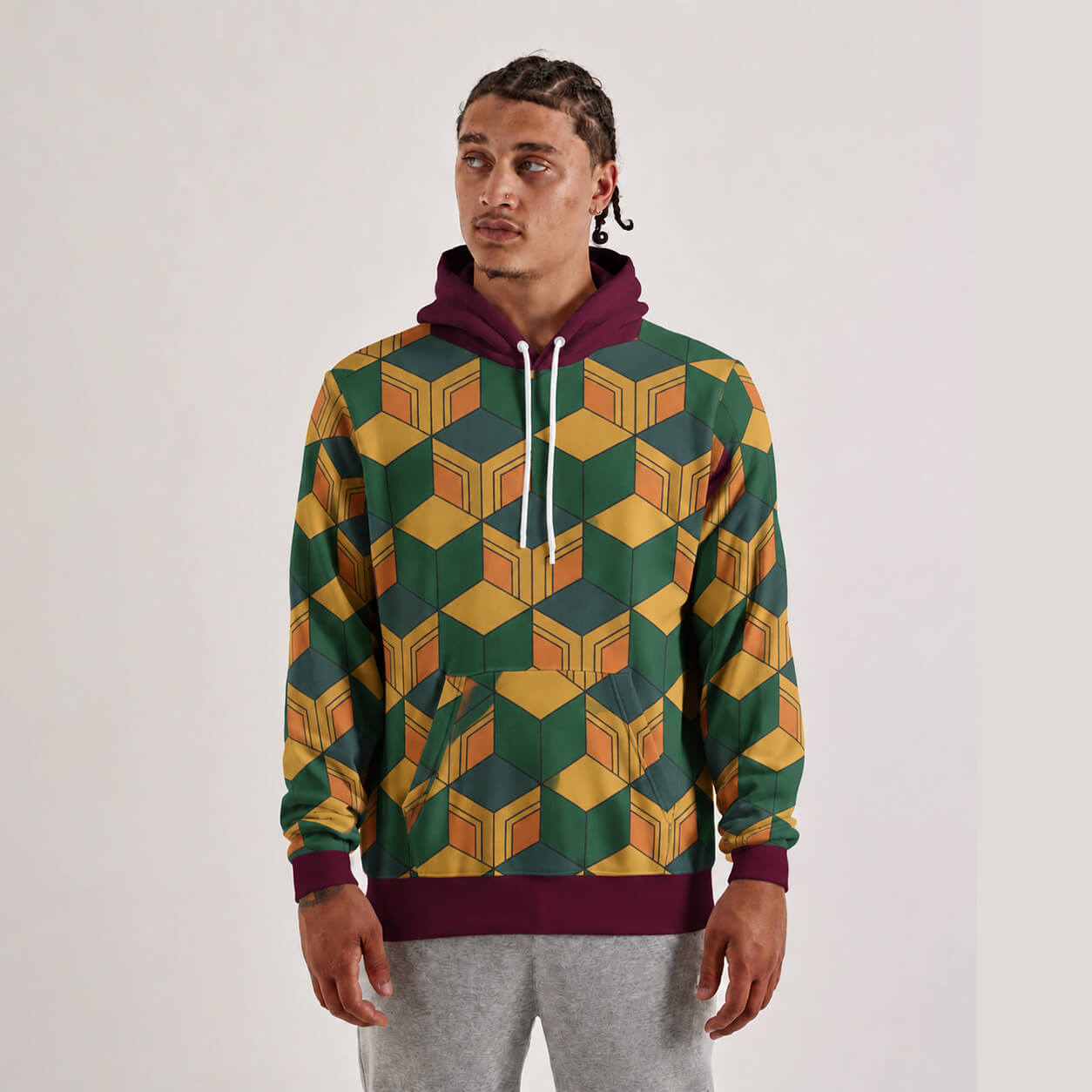 Tomioka Giyu Demon Slayer  Pullover Hoodie