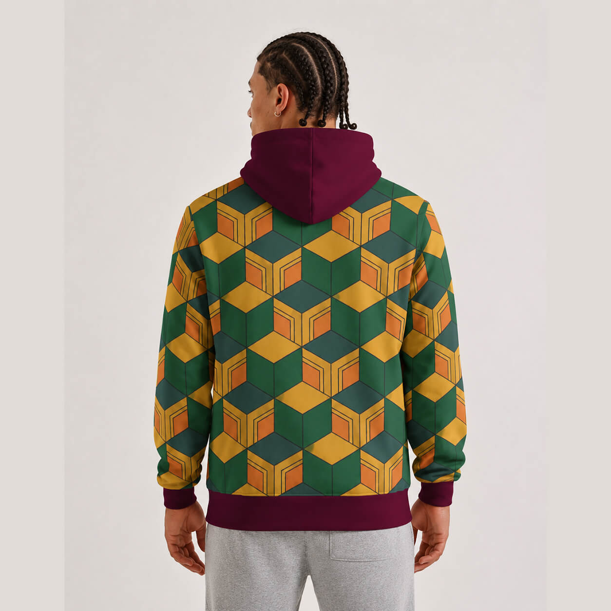 Tomioka Giyu Demon Slayer  Pullover Hoodie