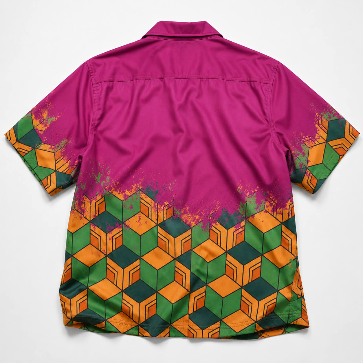 Tomioka Giyu Demon Slayer Button Up Hawaiian Shirt