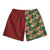 Water Pillar Pattern Mesh Shorts