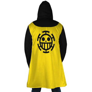 Trafalgar D. Water Law One Piece Hooded Cloak Coat