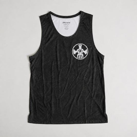 Trigun Stampede Punisher Tank Top Model Front