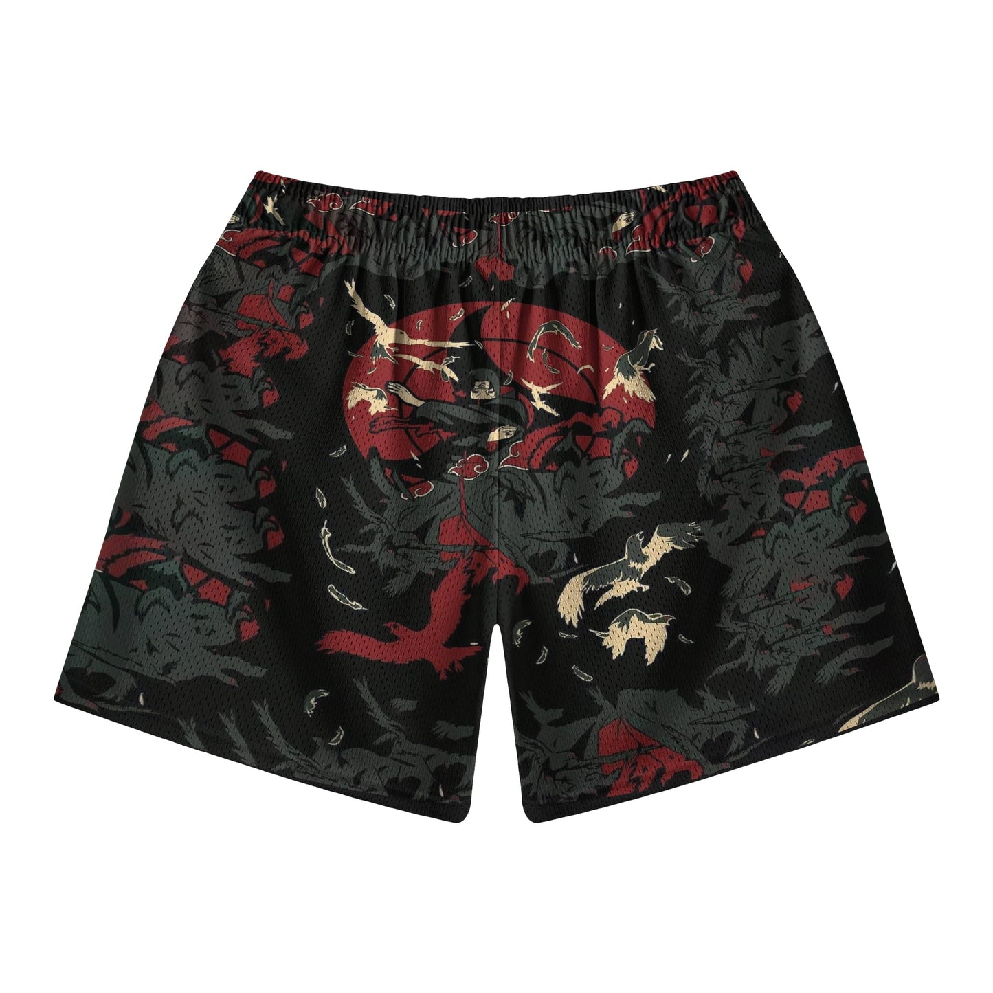 Genjutsu Raven Mesh shorts
