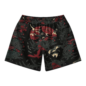 Genjutsu Raven Mesh shorts