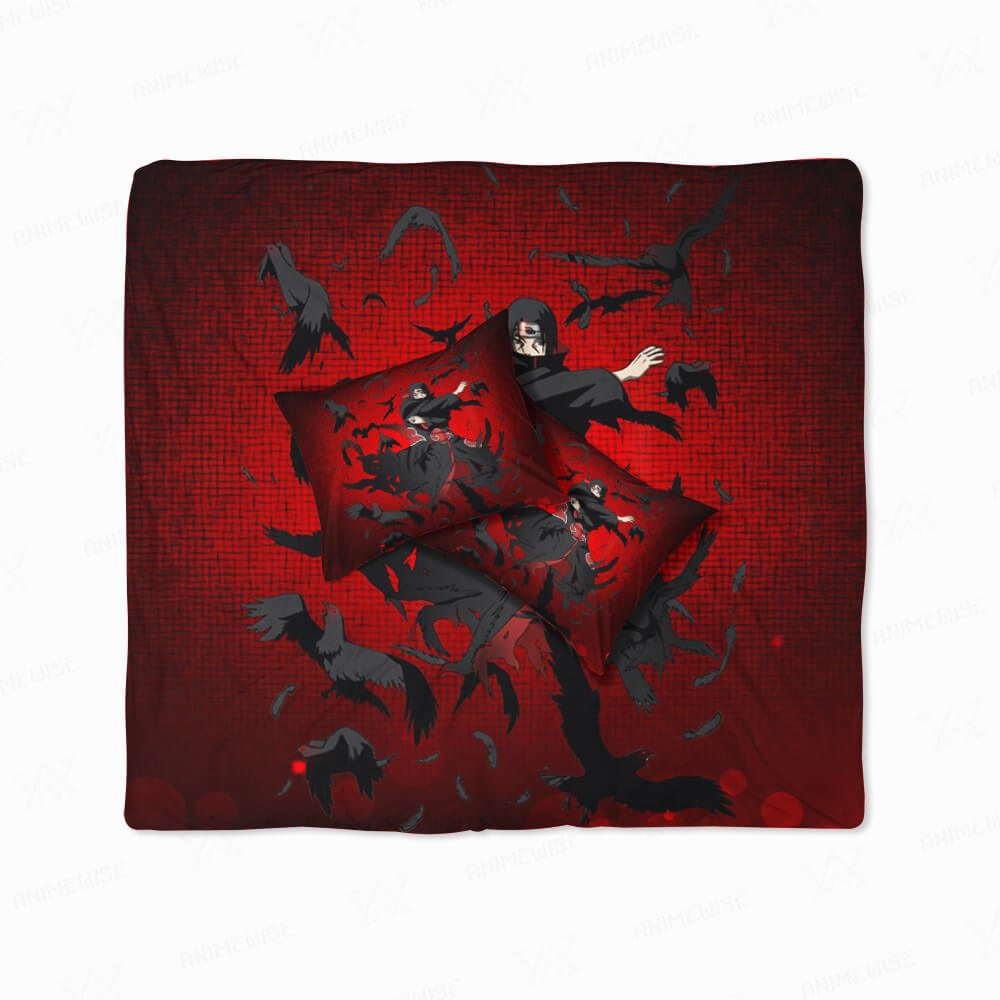 Uchiha Itachi Home Basic Microfiber Tailored Naruto Bedding Duvet Cover Bedding