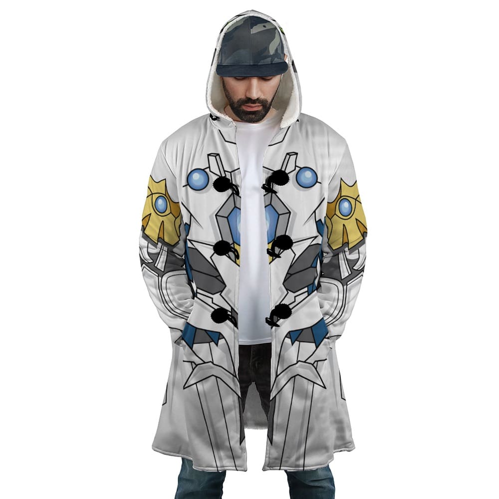 DxD White Dragon Emperors Armor Mecha Hooded Cloak Coat